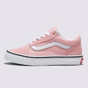 Vans Classic Pink and White Skate Shoes